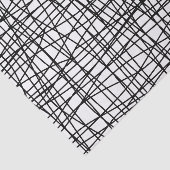 はっきりしたで黒く及び白い走り書きの芸術のティッシュペーパー 薄葉紙 (詳細)