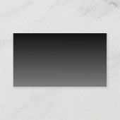 はっきりしたで黒く及び黄色の名刺-あなたのロゴを加えて下さい 名刺 (裏面)