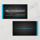 はっきりしたで、モダンなカメラマンの名刺 名刺 (正面/裏面)