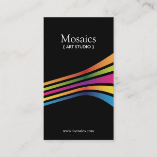 はっきりしたで、モダンな名刺 名刺