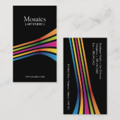 はっきりしたで、モダンな名刺 名刺 (正面/裏面)