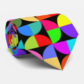 はっきりしたで、明るくカラフルなタイ ネクタイ (ロール)