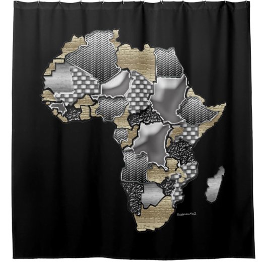 はっきりしたとエレガント: シャワーカーテン (正面)