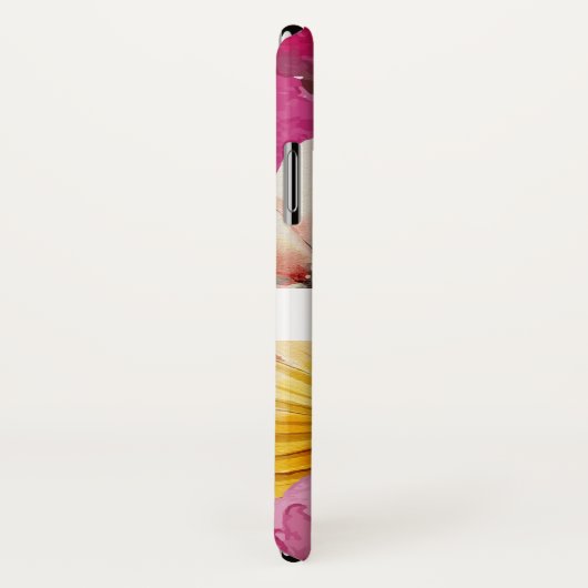 はっきりしたとカラフルフローラ名 Case-Mate iPhoneケース (裏面/右)