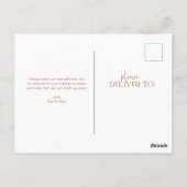 はっきりしたとモダン |お知らせポストカードの移動 ポストカード (裏面)