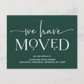 はっきりしたとモダン |お知らせポストカードの移動 ポストカード (正面)