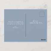 はっきりしたとモダン |お知らせポストカードの移動 ポストカード (裏面)