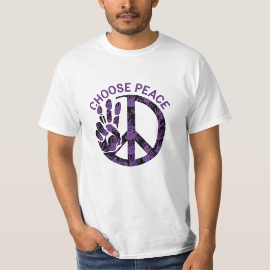 はっきりしたとPeace Loverお洒落 Graphics Tシャツ (正面)
