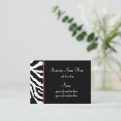 はっきりしたなぽっちゃりした名刺のテンプレート** 名刺 (スタンド正面)