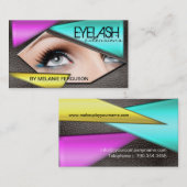 はっきりしたなまつげ延長名刺 名刺 (正面/裏面)