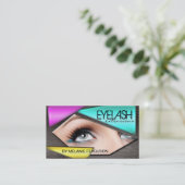 はっきりしたなまつげ延長名刺 名刺 (スタンド正面)