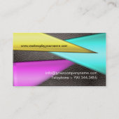 はっきりしたなまつげ延長名刺 名刺 (裏面)