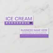 はっきりしたなアイスクリームの顧客のロイヤリティ ロイヤリティカード (正面/裏面)