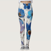 はっきりしたなアネモネ レギンス (正面)