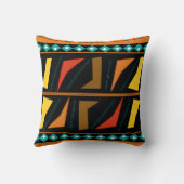 はっきりしたなアフリカのプリントの装飾用クッション クッション (裏面)