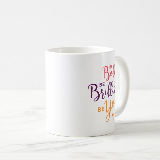 はっきりしたなコーヒー・マグがあって下さい コーヒーマグカップ (正面右)