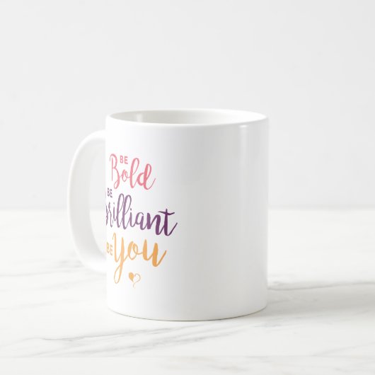 はっきりしたなコーヒー・マグがあって下さい コーヒーマグカップ (正面左)