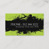 はっきりしたなサロンの名刺 名刺 (裏面)