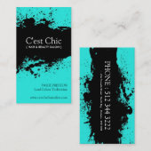 はっきりしたなサロンの名刺 名刺 (正面/裏面)