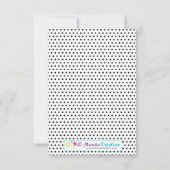 はっきりしたなスーパーヒーローの誕生日Inviation 招待状 (裏面)