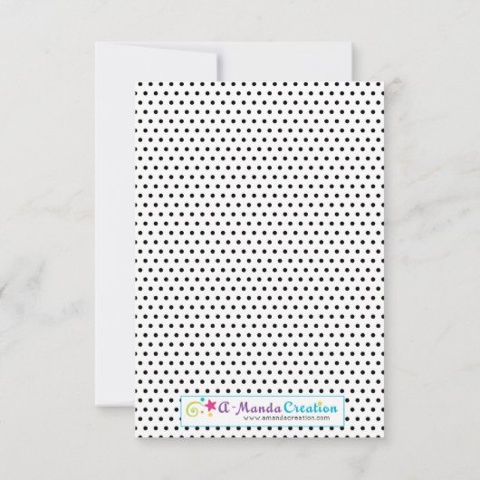 はっきりしたなスーパーヒーローの誕生日Inviation 招待状 (裏面)