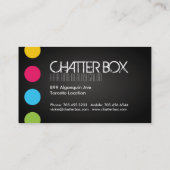 はっきりしたなネイリストの名刺 名刺 (裏面)