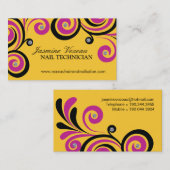 はっきりしたなネイリストの名刺 名刺 (正面/裏面)