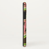 はっきりしたなネオンピンク及び緑のリング抽象的なパターン箱 Case-Mate iPhoneケース (裏面/右)