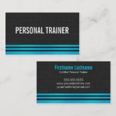 はっきりしたなパーソナルトレーナーのフィットネスの名刺 名刺 (正面/裏面)