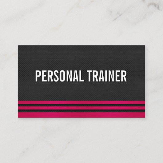 はっきりしたなパーソナルトレーナーのフィットネスの名刺 名刺 (正面)