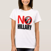 はっきりしたなヒラリー無し-反ヒラリーpng.png tシャツ (正面)