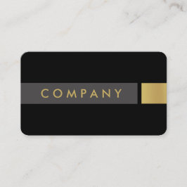 はっきりしたなブラシをかけられた金ゴールドの専門の名刺 名刺