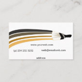 はっきりしたなブラシストローク専門の塗装業者 名刺 (裏面)