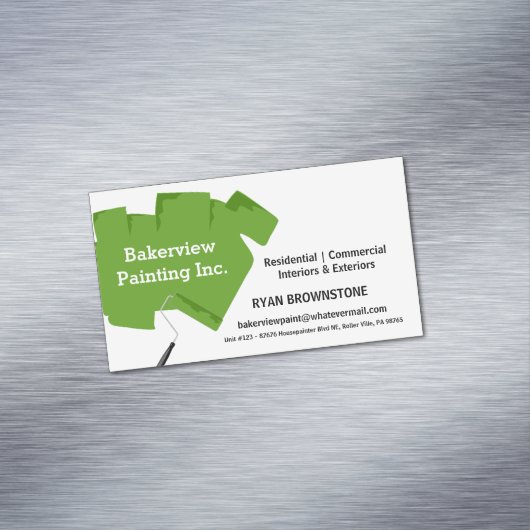 はっきりしたなプロ塗装業者サービス マグネット名刺 (インサイチュ)