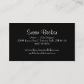 はっきりしたなベーカリーの名刺 名刺 (裏面)