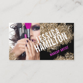 はっきりしたなメーキャップアーティストの名刺のテンプレート 名刺
