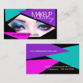 はっきりしたなメーキャップアーティストの名刺 名刺 (正面/裏面)