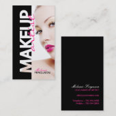 はっきりしたなメーキャップアーティストの名刺 名刺 (正面/裏面)
