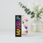 はっきりしたなメーキャップアーティストの名刺 名刺 (スタンド正面)