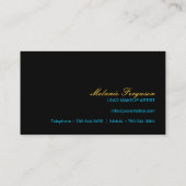 はっきりしたなメーキャップアーティストの名刺 名刺 (裏面)