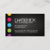 はっきりしたなメーキャップアーティストの名刺 名刺 (裏面)