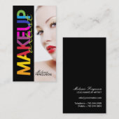 はっきりしたなメーキャップアーティストの名刺 名刺 (正面/裏面)
