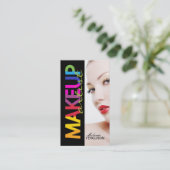 はっきりしたなメーキャップアーティストの名刺 名刺 (スタンド正面)