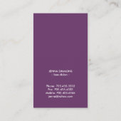 はっきりしたなメーキャップアーティストの名刺 名刺 (裏面)