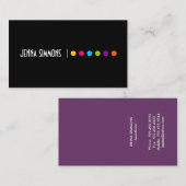 はっきりしたなメーキャップアーティストの名刺 名刺 (正面/裏面)