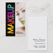 はっきりしたなメーキャップアーティストの名刺 名刺 (正面/裏面)