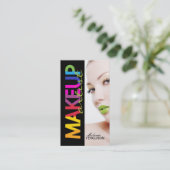 はっきりしたなメーキャップアーティストの名刺 名刺 (スタンド正面)