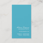 はっきりしたなメーキャップアーティストの名刺 名刺 (裏面)