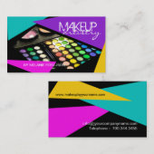 はっきりしたなメーキャップアーティストの名刺 名刺 (正面/裏面)