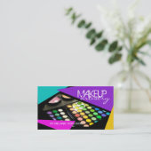 はっきりしたなメーキャップアーティストの名刺 名刺 (スタンド正面)